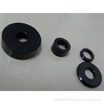 CNC Turning Parts of Aluminum Optical Lens with Black Anodizing